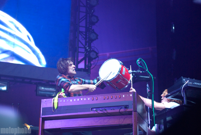 Arcade Fire at Memorial Coliseum, September 30, 2010. Photo by Colin McLaughlin.
