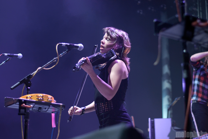 Arcade Fire at Memorial Coliseum, September 30, 2010. Photo by Colin McLaughlin.