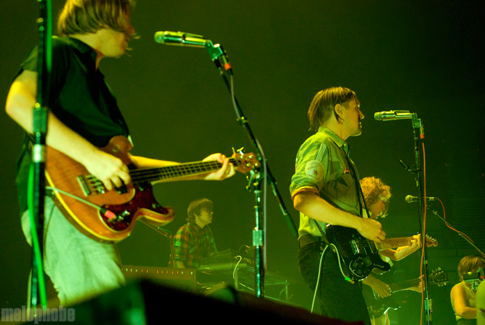 Arcade Fire at Memorial Coliseum, September 30, 2010. Photo by Colin McLaughlin.