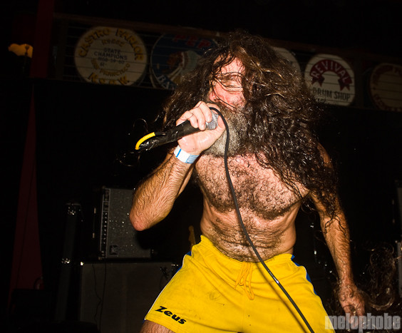 Monotonix at Mississippi Studios, October 14, 2010. Photo by Troy Dunham.