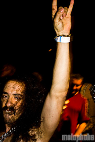Monotonix at Mississippi Studios, October 14, 2010. Photo by Troy Dunham.