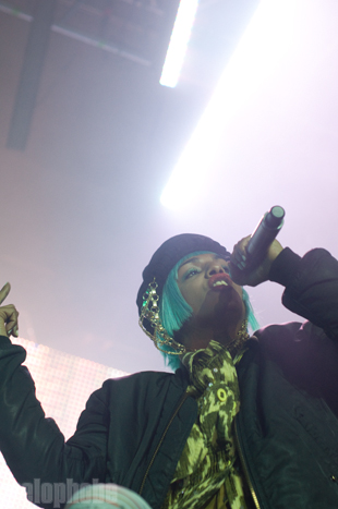 M.I.A at Roseland Theater, October 18, 2010. Photo by Colin McLaughlin.
