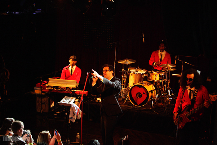 Mayer Hawthorne & The County at Paradise Rock Club, October 19, 2010. Photo by Ion Sokhos.