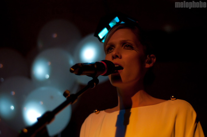 Oh Land at Backstage Bar, October 20, 2010. Photo by Chris Barth.