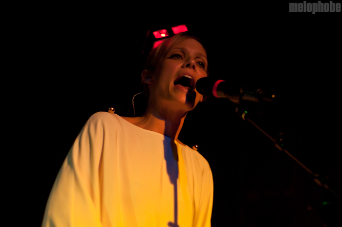 Oh Land at Backstage Bar, October 20, 2010. Photo by Chris Barth.