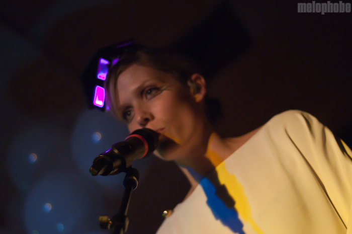 Oh Land at Backstage Bar, October 20, 2010. Photo by Chris Barth.