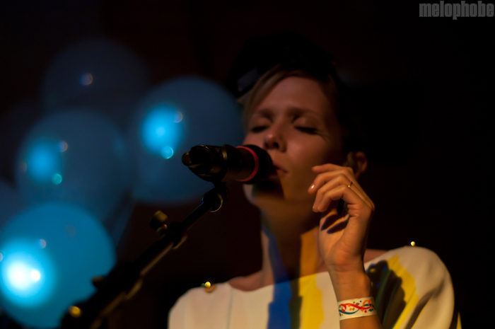 Oh Land at Backstage Bar, October 20, 2010. Photo by Chris Barth.