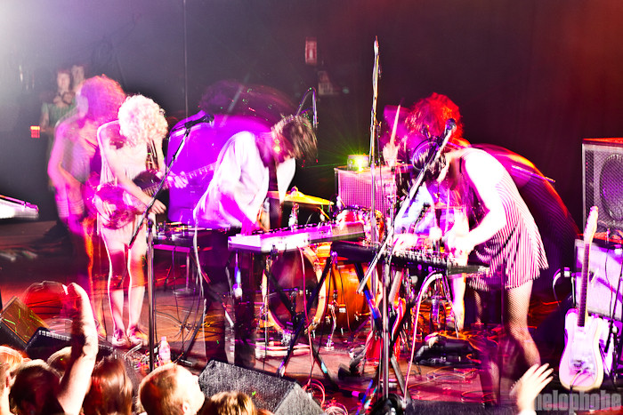 Starfucker at Roseland Theater, October 20, 2010. Photo by Troy Dunham.