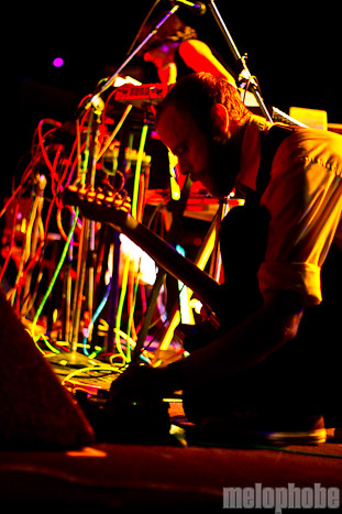 The Octopus Project at Roseland Theater, October 20, 2010. Photo by Troy Dunham.