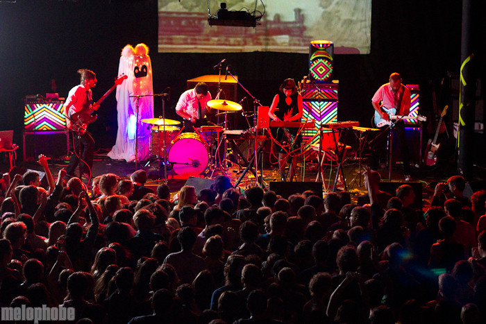 The Octopus Project at Roseland Theater, October 20, 2010. Photo by Troy Dunham.
