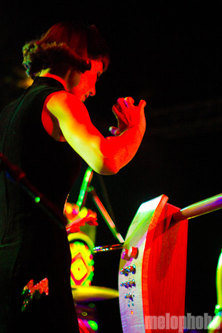 The Octopus Project at Roseland Theater, October 20, 2010. Photo by Troy Dunham.