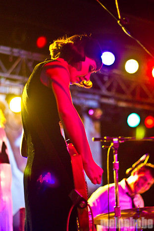 The Octopus Project at Roseland Theater, October 20, 2010. Photo by Troy Dunham.
