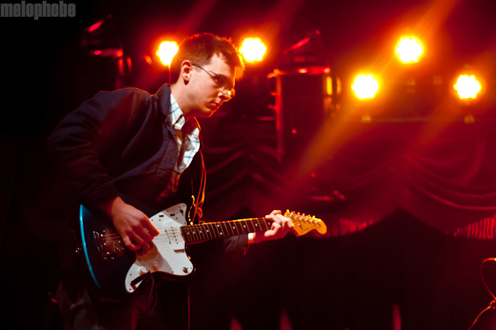 Andrew Cedermark at Brooklyn Bowl, October 22, 2010. Photo by Chris Barth.