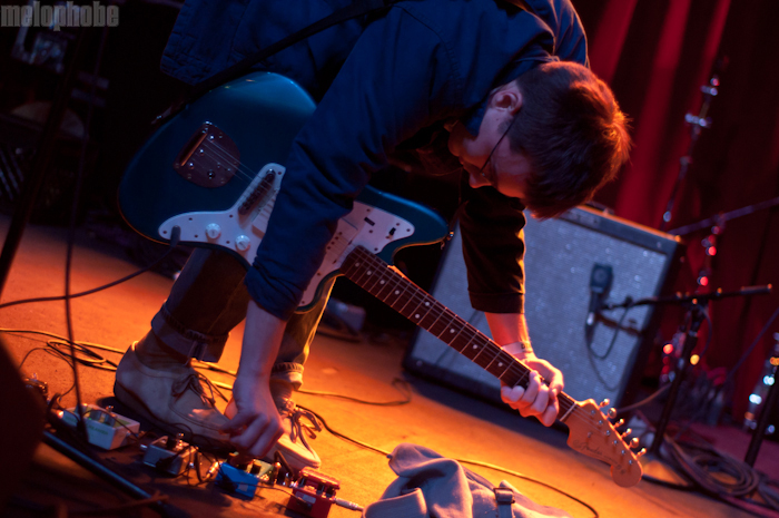 Andrew Cedermark at Brooklyn Bowl, October 22, 2010. Photo by Chris Barth.