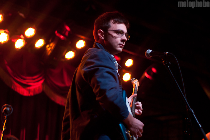 Andrew Cedermark at Brooklyn Bowl, October 22, 2010. Photo by Chris Barth.