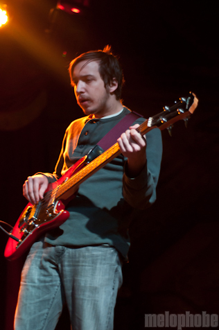 Andrew Cedermark at Brooklyn Bowl, October 22, 2010. Photo by Chris Barth.