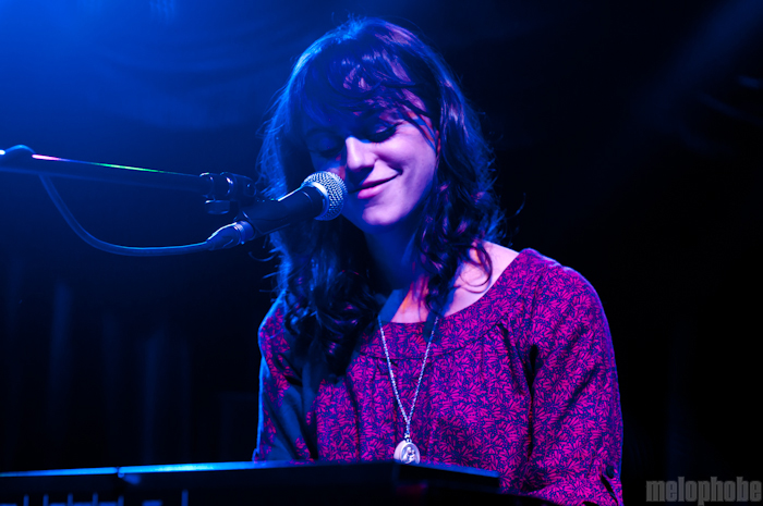 Angel Deredoorian at Brooklyn Bowl, October 22, 2010. Photo by Chris Barth.