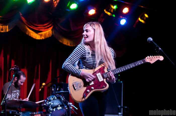 Marnie Stern at Brooklyn Bowl, October 22, 2010. Photo by Chris Barth.