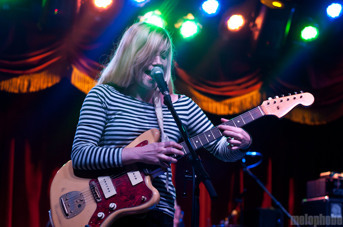 Marnie Stern at Brooklyn Bowl, October 22, 2010. Photo by Chris Barth.