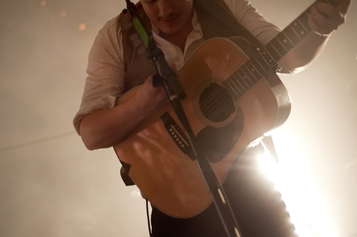 Mumford & Sons at Crystal Ballroom, October 22, 2010. Photo by Colin McLaughlin.