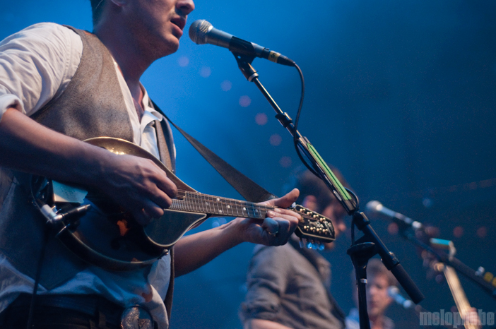 Mumford & Sons at Crystal Ballroom, October 22, 2010. Photo by Colin McLaughlin.