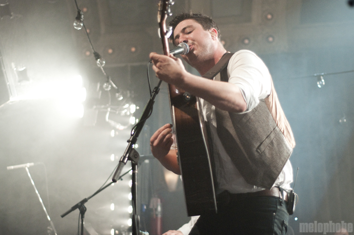 Mumford & Sons at Crystal Ballroom, October 22, 2010. Photo by Colin McLaughlin.