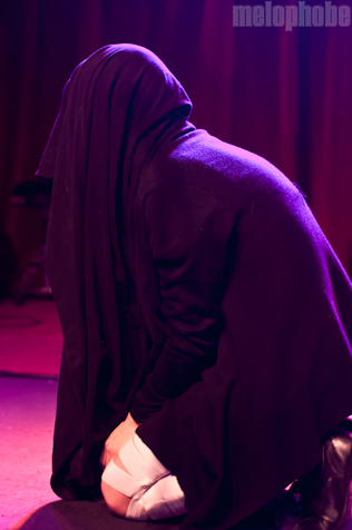 Zola Jesus at Brooklyn Bowl, October 22, 2010. Photo by Chris Barth.