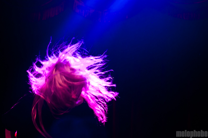Zola Jesus at Brooklyn Bowl, October 22, 2010. Photo by Chris Barth.