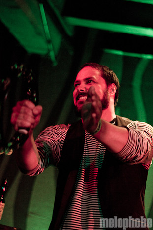 Born Ruffians at Doug Fir Lounge, October 23, 2010. Photo by Troy Dunham.