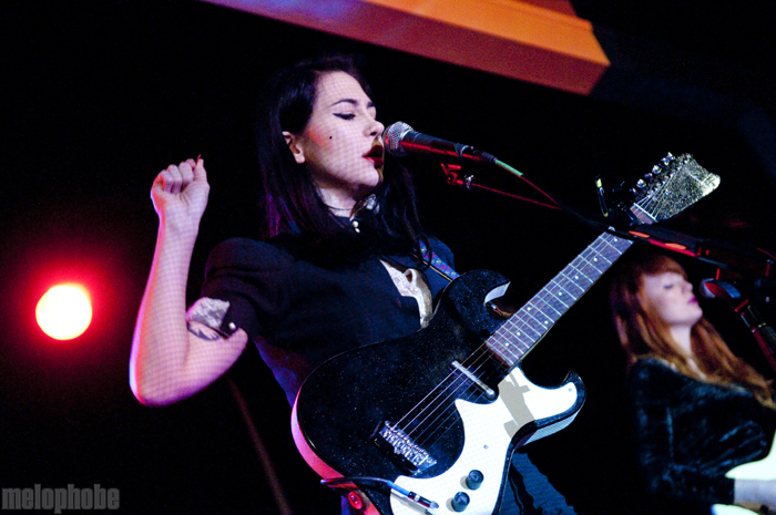 Dum Dum Girls at Wonder Ballroom, October 24, 2010. Photo by Ro Tam.