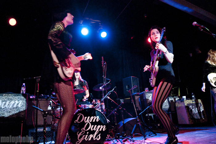 Dum Dum Girls at Wonder Ballroom, October 24, 2010. Photo by Ro Tam.