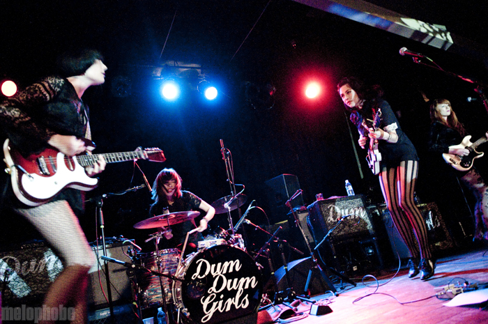 Dum Dum Girls at Wonder Ballroom, October 24, 2010. Photo by Ro Tam.