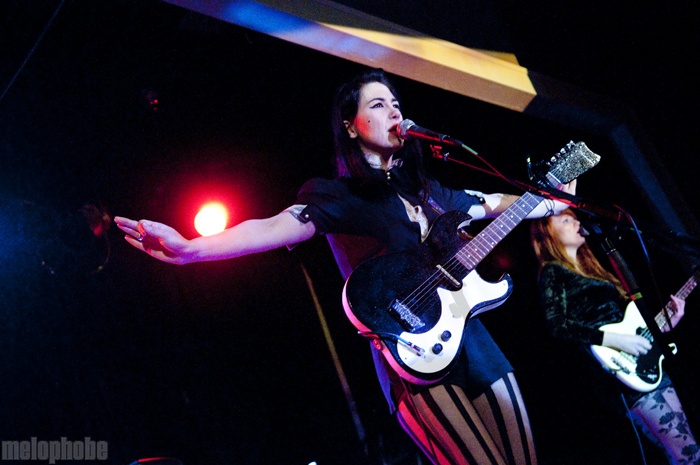Dum Dum Girls at Wonder Ballroom, October 24, 2010. Photo by Ro Tam.