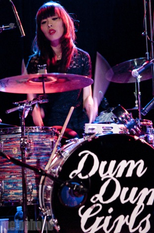 Dum Dum Girls at Wonder Ballroom, October 24, 2010. Photo by Ro Tam.
