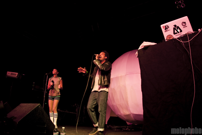 Pigeon John at Roseland Theater, October 27, 2010. Photo by Lymay Iwasaki.