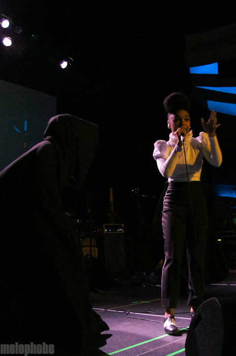 Janelle Monae at Hollywood Palladium, October 30, 2010. Photo by Joel Danto.