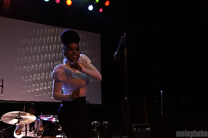 Janelle Monae at Hollywood Palladium, October 30, 2010. Photo by Joel Danto.