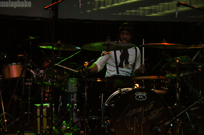 Janelle Monae at Hollywood Palladium, October 30, 2010. Photo by Joel Danto.