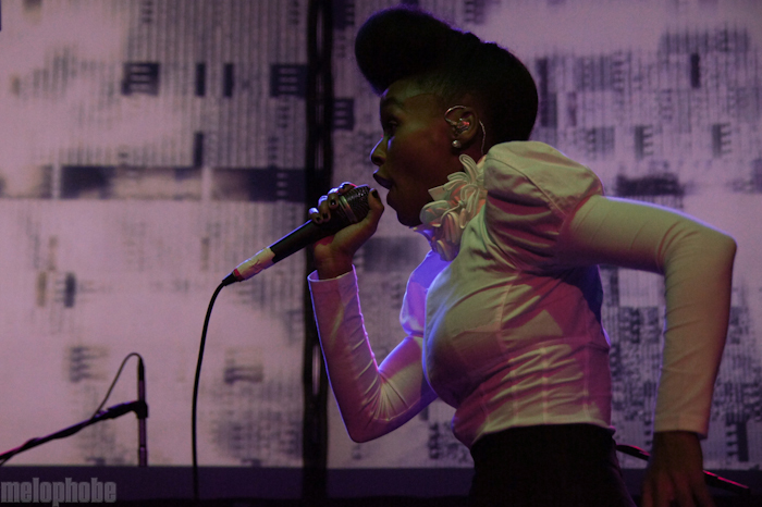 Janelle Monae at Hollywood Palladium, October 30, 2010. Photo by Joel Danto.