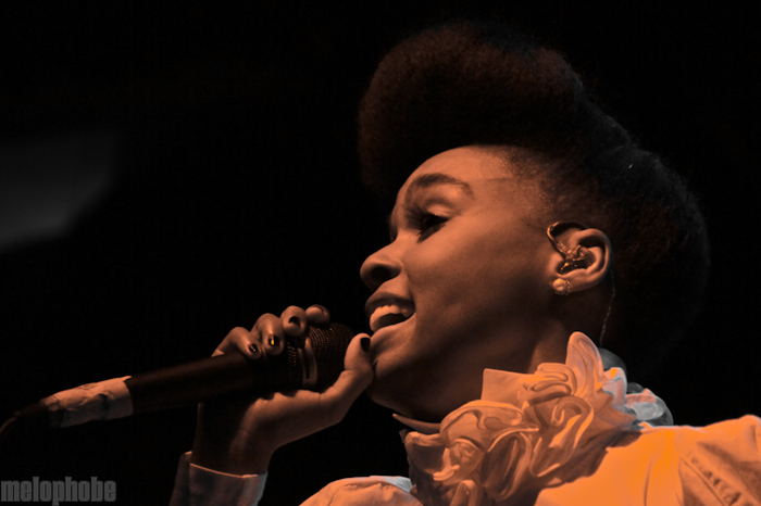 Janelle Monae at Hollywood Palladium, October 30, 2010. Photo by Joel Danto.