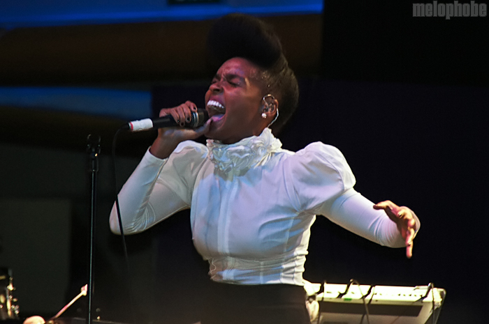 Janelle Monae at Hollywood Palladium, October 30, 2010. Photo by Joel Danto.