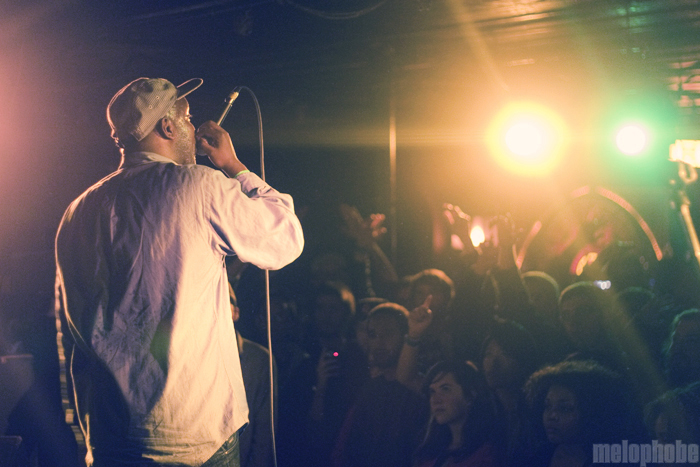 Shad at Middle East Downstairs, October 31, 2010. Photo by Beth Freeman Doreian.
