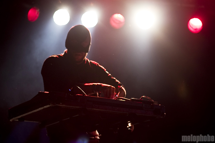 The Bloody Beetroots at Death Crew 77 + James Renegade - Roseland, November 3, 2010. Photo by Jasper Croome.
