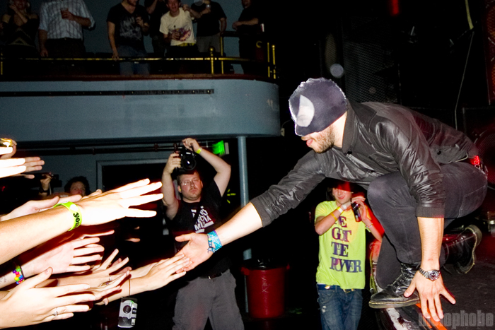 The Bloody Beetroots at Death Crew 77 + James Renegade - Roseland, November 3, 2010. Photo by Jasper Croome.