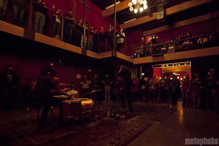 Sielaff/Schonberg at Mississippi Studios, November 5, 2010. Photo by David Beardsley.
