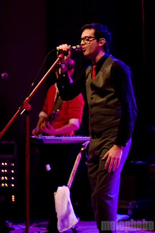 Mayer Hawthorne & The County at Aladdin Theater, November 9, 2010. Photo by Jasper Croome.