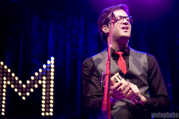 Mayer Hawthorne & The County at Aladdin Theater, November 9, 2010. Photo by Jasper Croome.
