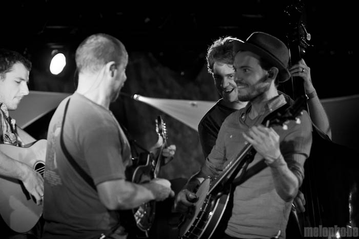 The Infamous Stringdusters at Middle East Downstairs, November 10, 2010. Photo by Michael Spencer.