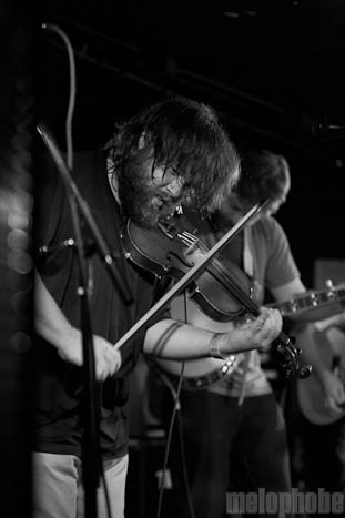 Trampled by Turtles at Middle East Downstairs, November 10, 2010. Photo by Michael Spencer.