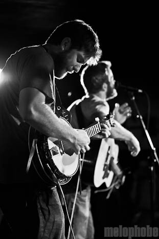 Trampled by Turtles at Middle East Downstairs, November 10, 2010. Photo by Michael Spencer.